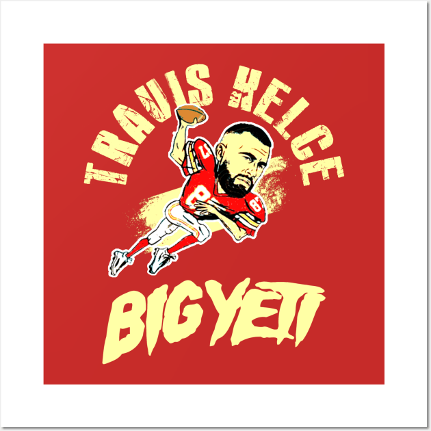 Travis-Kelce-Big-Yeti Wall Art by Sanja Sinai Art